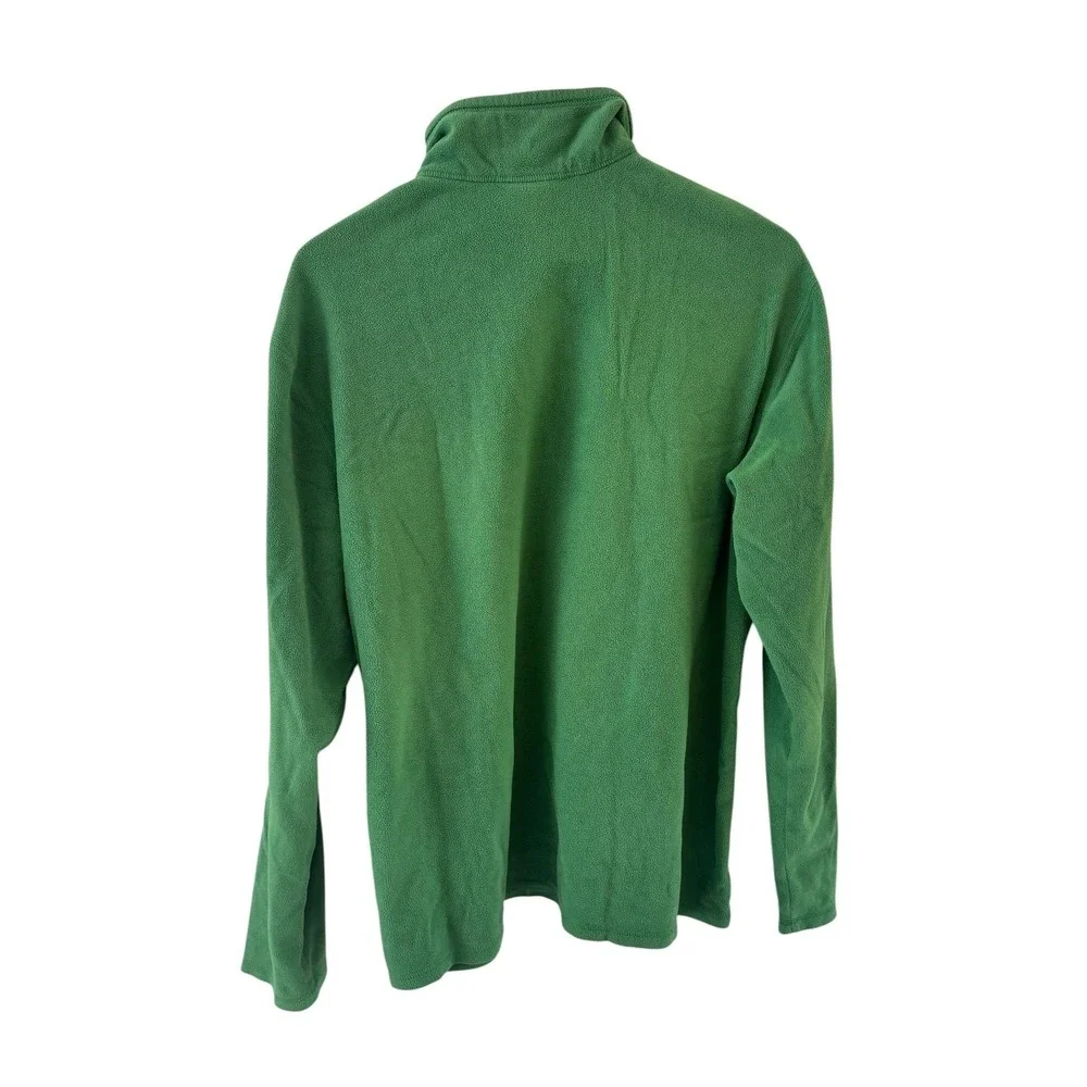 The North Face Glacier Fleece 1/4 Zip Mens‎ L Green Hiking Outdoor Performance